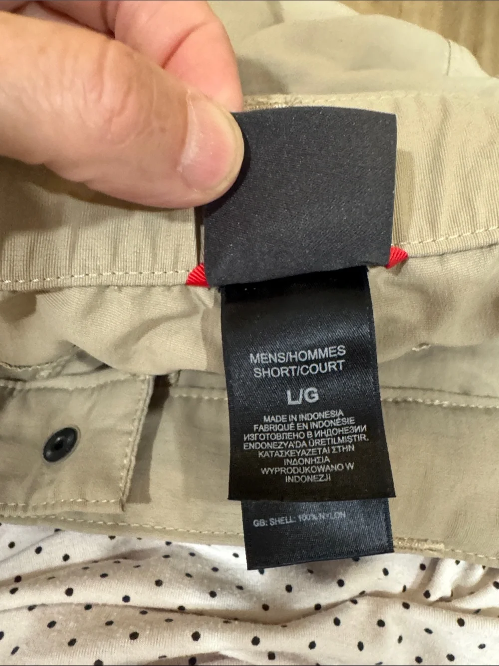 The North Face Men's Zip-Off Cargo Pants in Khaki